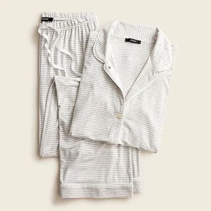 NWOT J. Crew: Eco dreamiest long-sleeve pajama set (stripe)